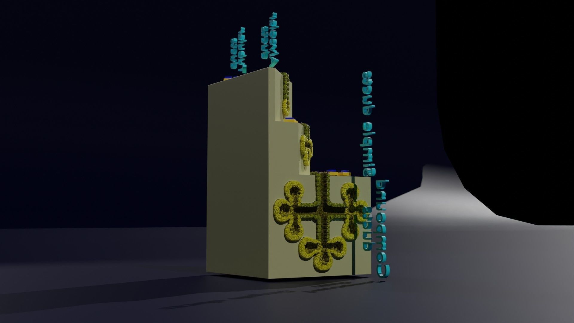 Ducts glands type simple compound alveolar tubular 3D model_10