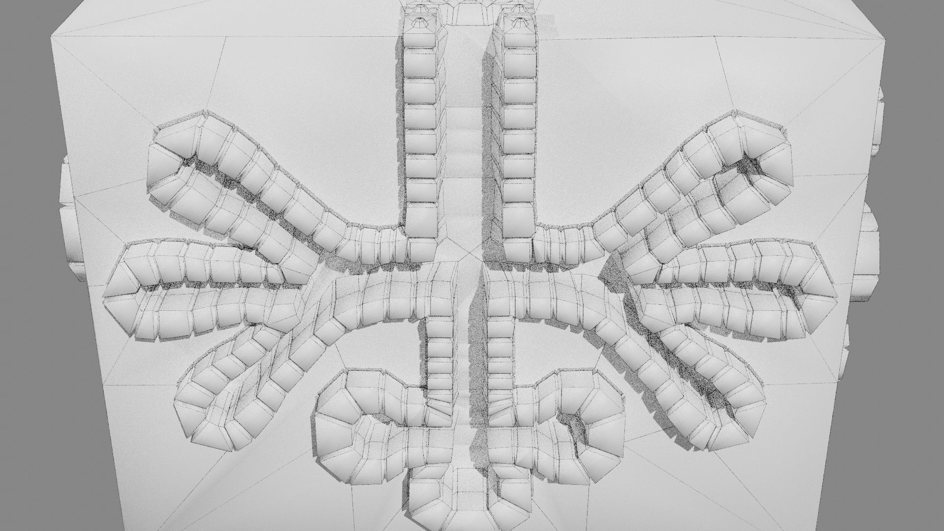 Ducts glands type simple compound alveolar tubular 3D model_65
