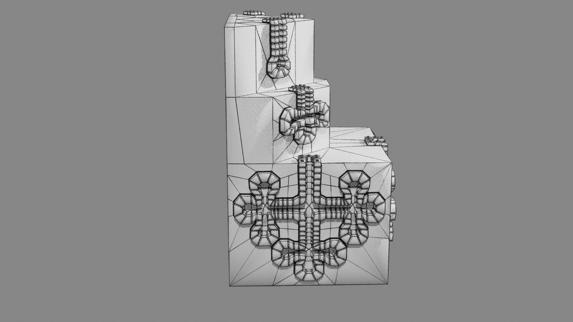 Ducts glands type simple compound alveolar tubular 3D model_63
