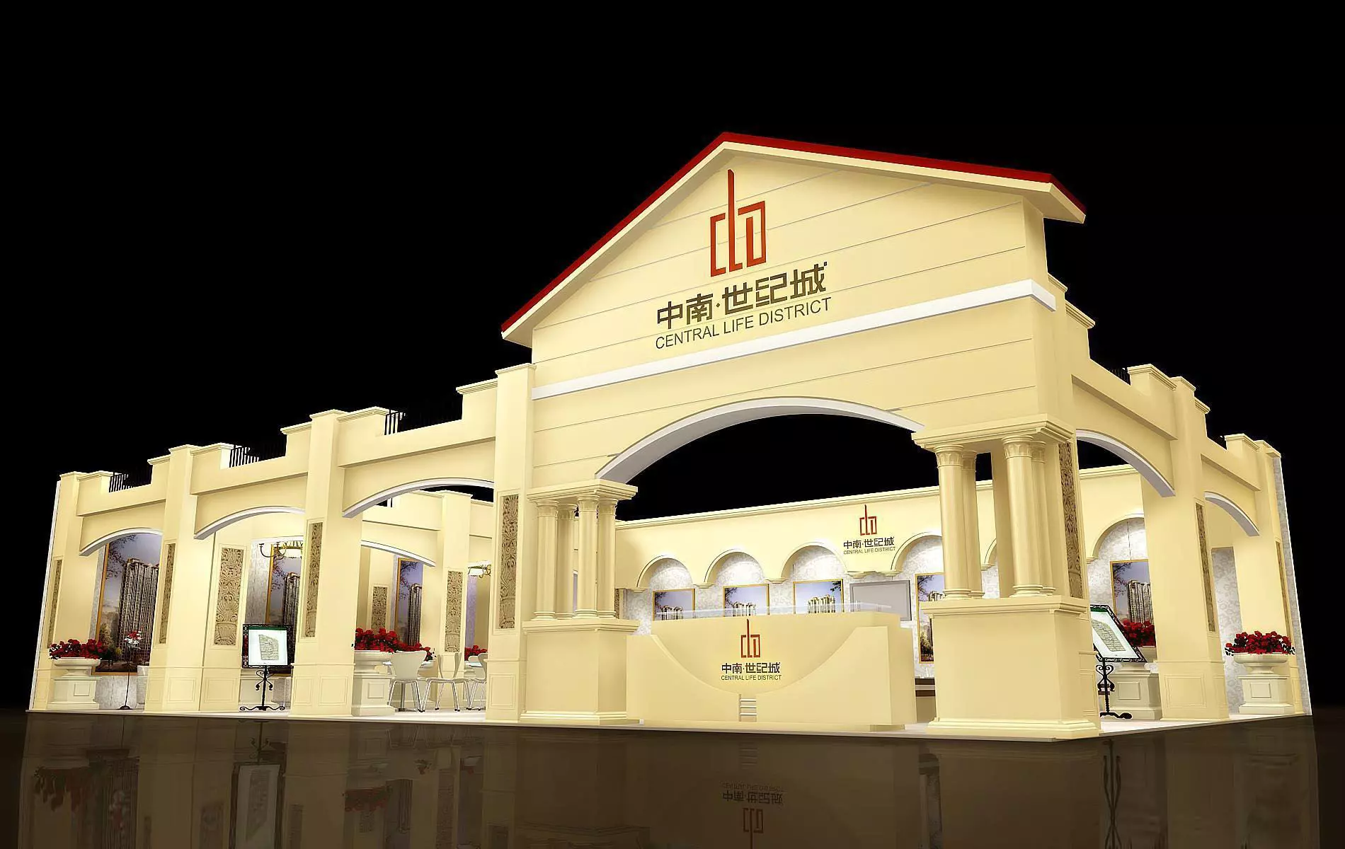Exhibition - Area - 18X11-3DMAX2009-017 3D model