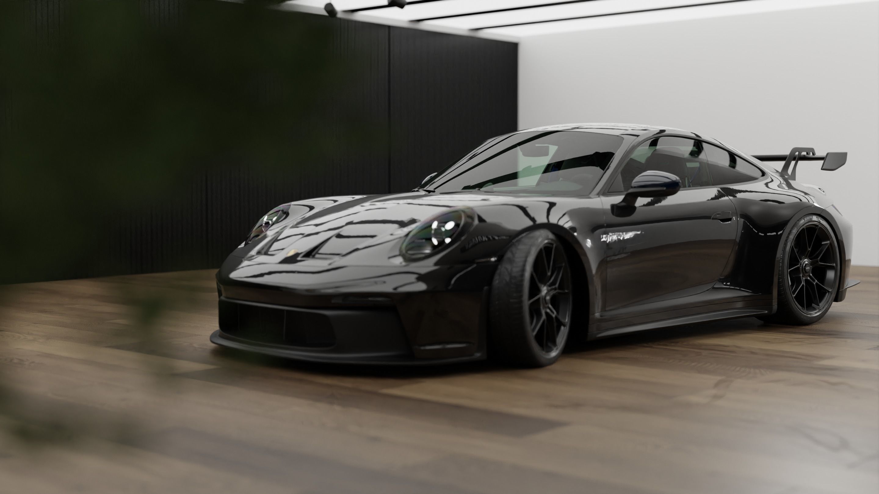 Automotive Lighting Studio 2 3D Blender File Textured 3D model_5