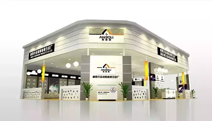 Exhibition - Area - 18X12-3DMAX2009-02 3D model