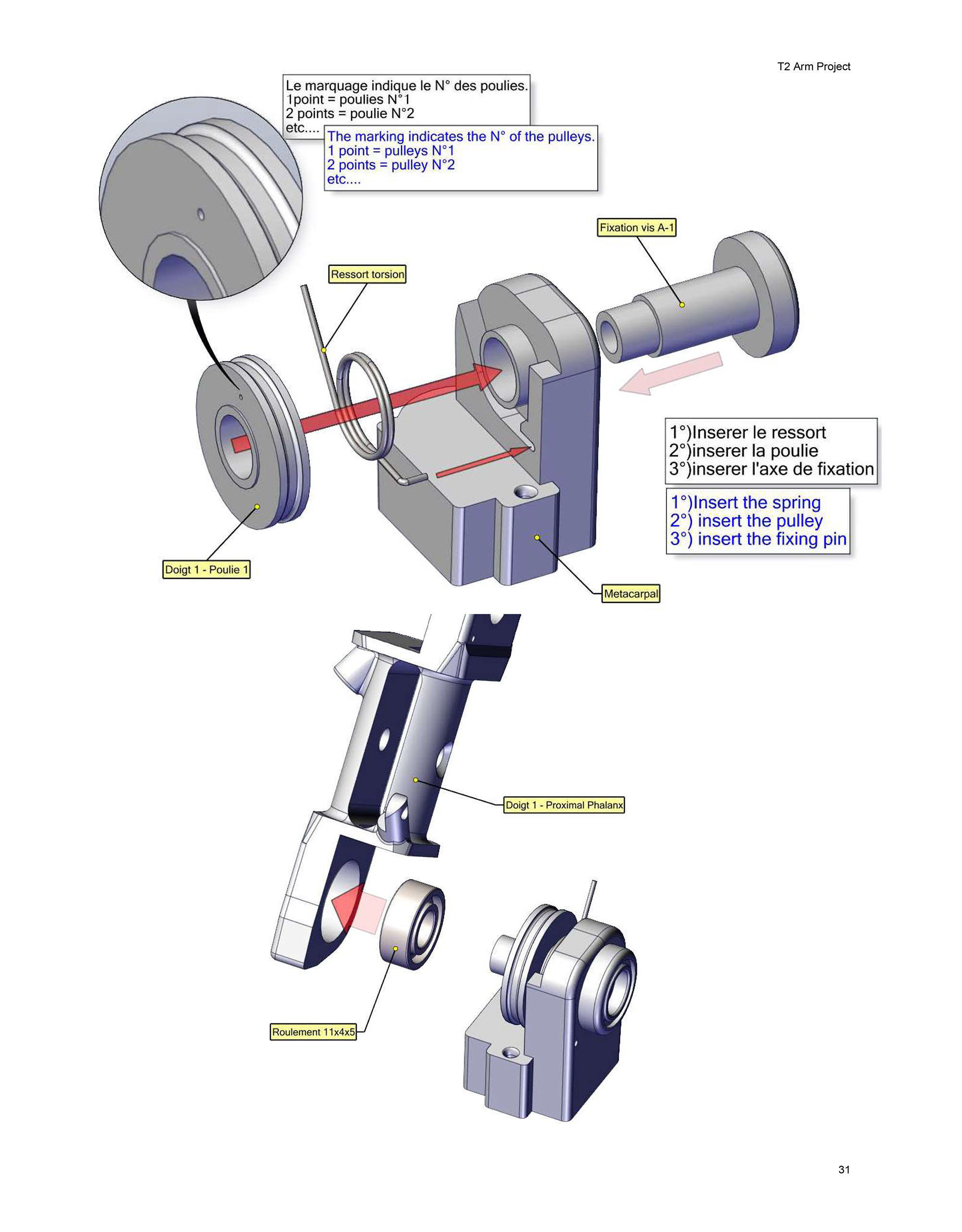 Animatronic T2 Arm Project 3D print model_20
