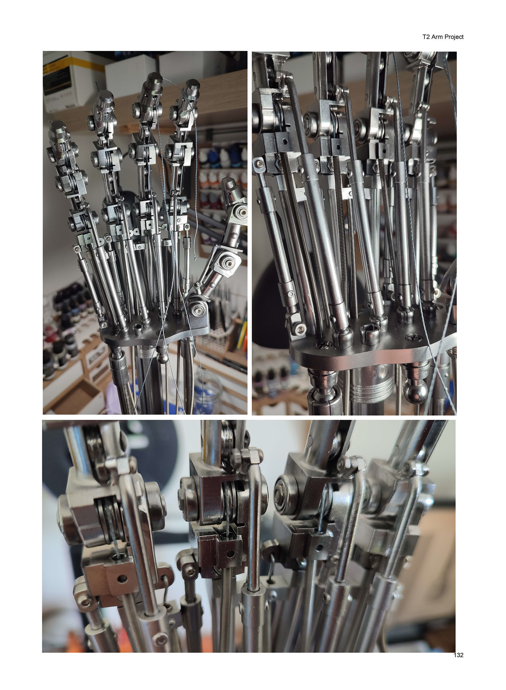 Animatronic T2 Arm Project 3D print model_22