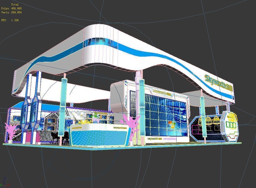 Exhibition - Area - 18X12-3DMAX2009-019 3D model_5