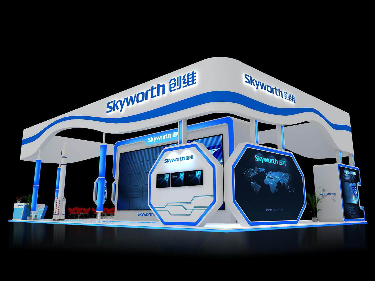 Exhibition - Area - 18X12-3DMAX2009-019 3D model_1