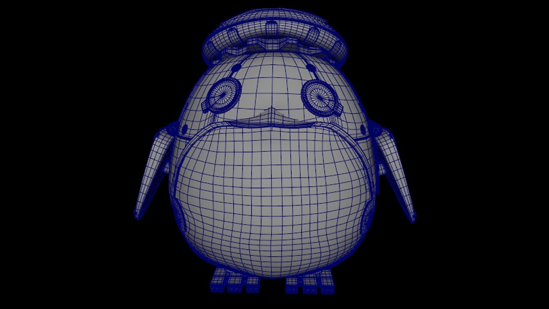 Pinguin Genshin impact  3D model_2