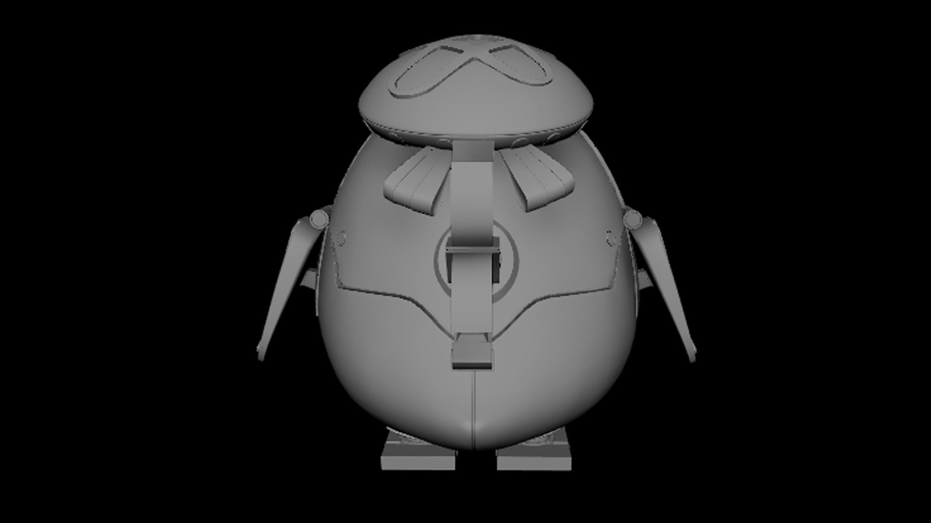 Pinguin Genshin impact  3D model_4