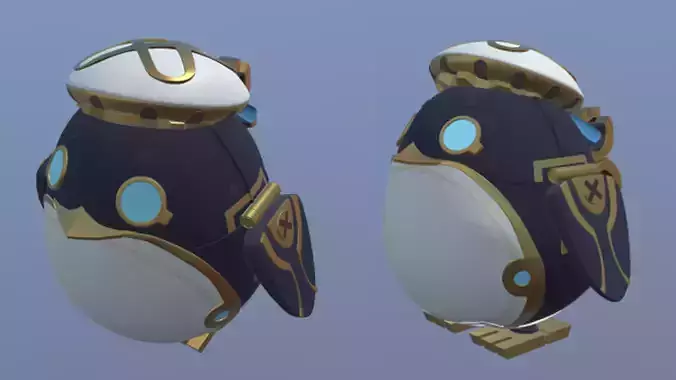 Pinguin Genshin impact  3D model