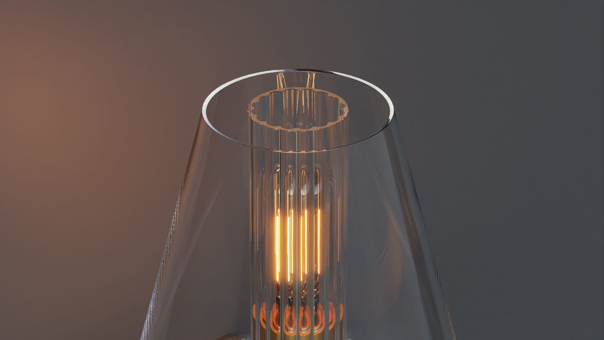 Fulham Glass Shade Sconce 3D model_3