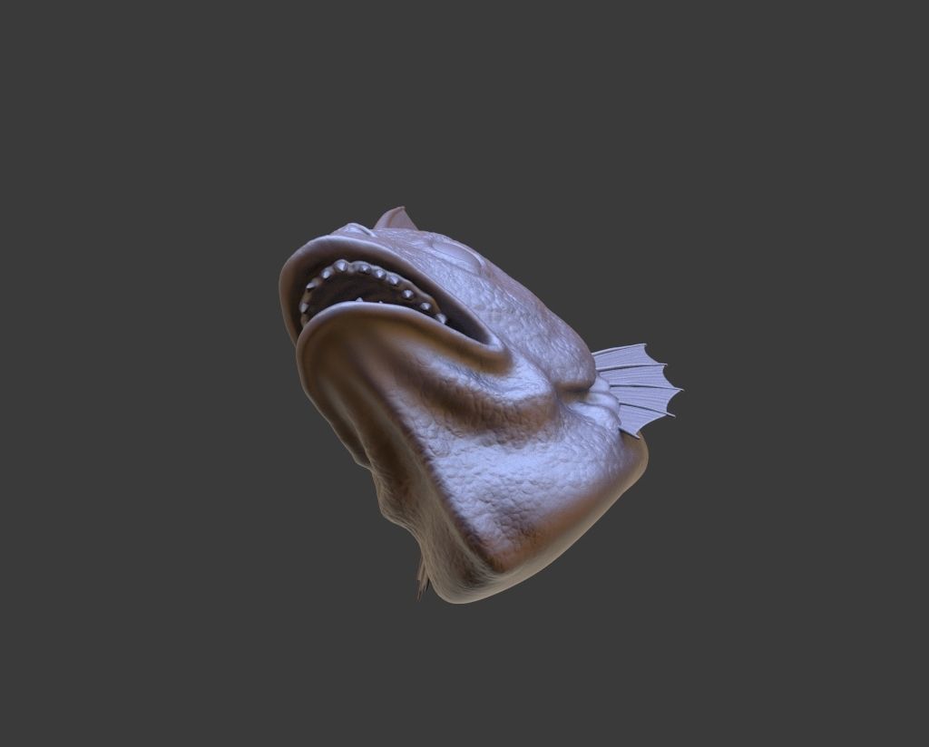 HEAD-R2 high poly sculpt  3D model_5