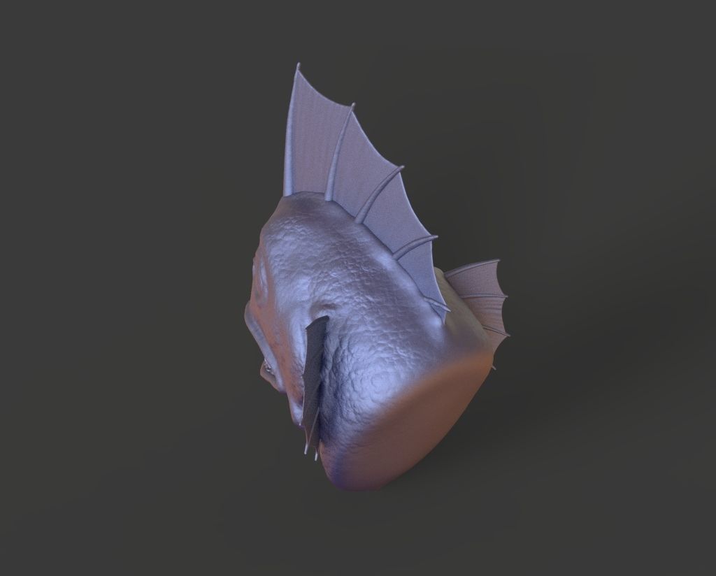 HEAD-R2 high poly sculpt  3D model_3