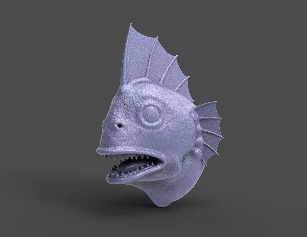 HEAD-R2 high poly sculpt  3D model_0