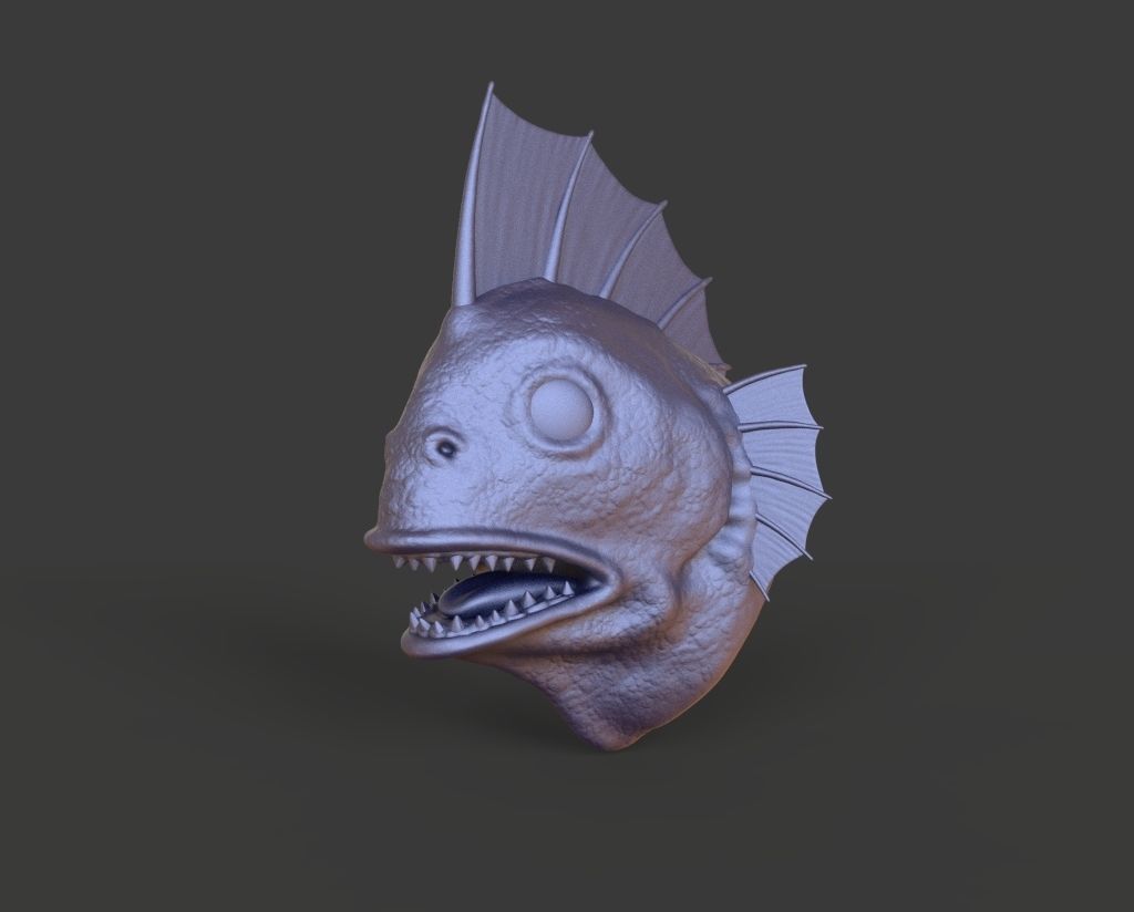 HEAD-R2 high poly sculpt  3D model_1