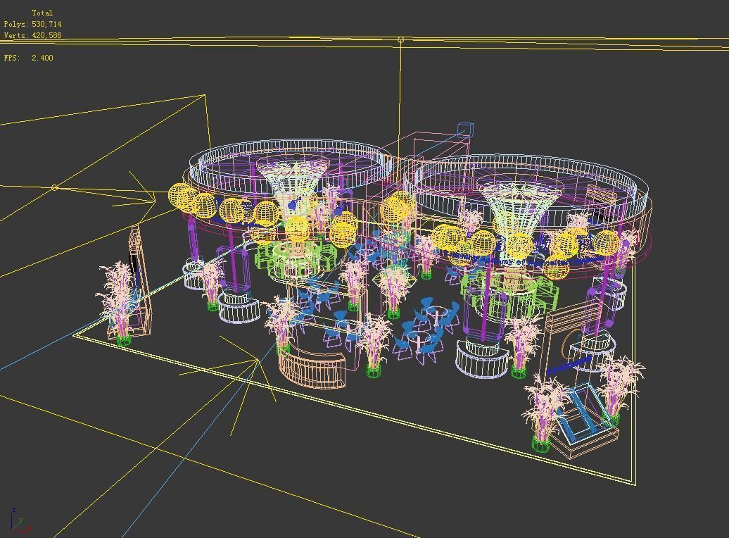 Exhibition - Area - 18X16-3DMAX2009-02 3D model_1