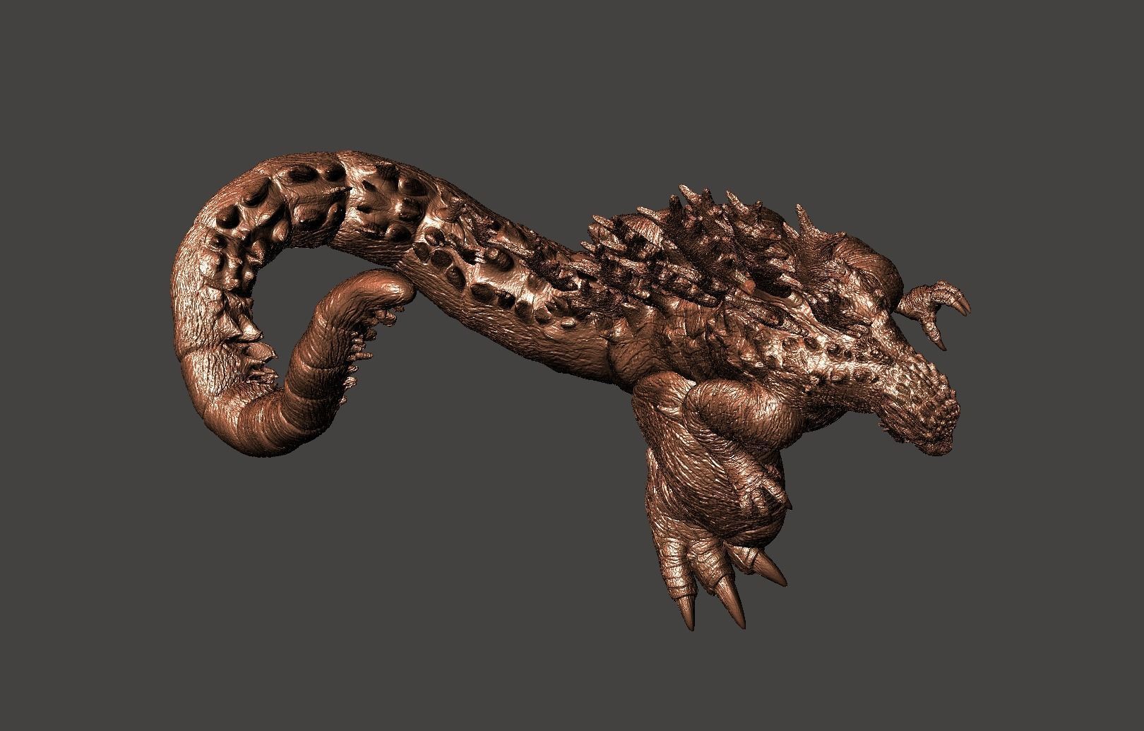 GODZILLA MINUS ONE - ULTRA DETAILED STL MESH for 3D printing 3D print model_22