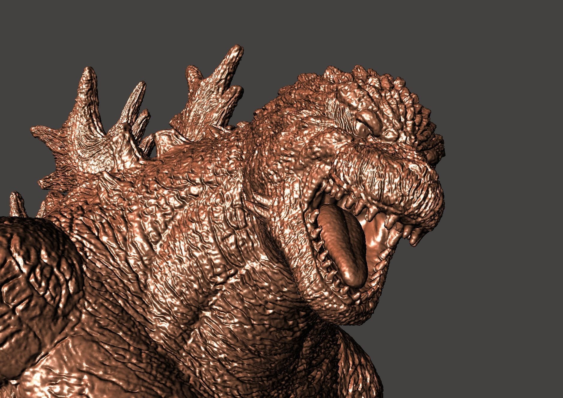GODZILLA MINUS ONE - ULTRA DETAILED STL MESH for 3D printing 3D print model_52
