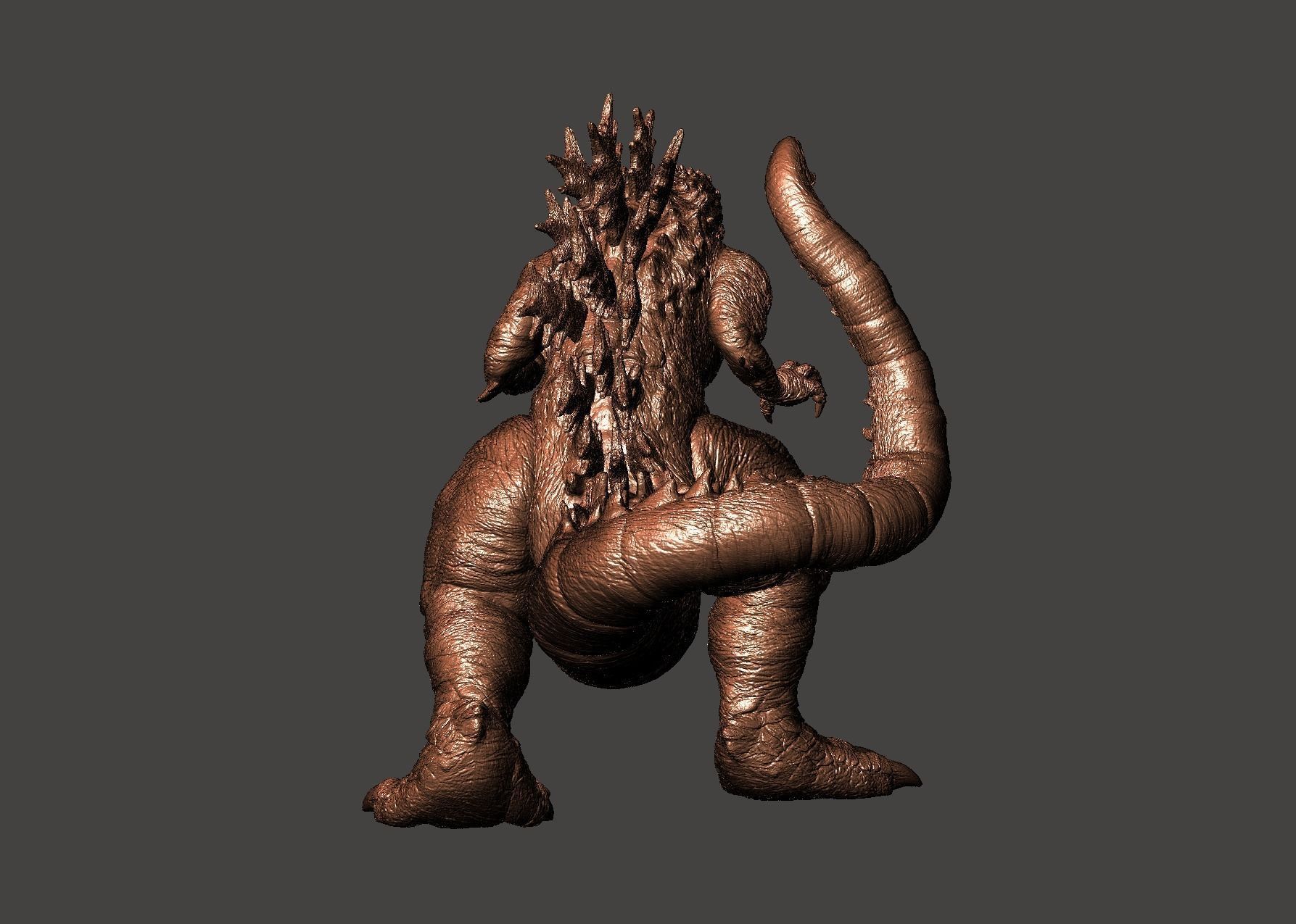 GODZILLA MINUS ONE - ULTRA DETAILED STL MESH for 3D printing 3D print model_28