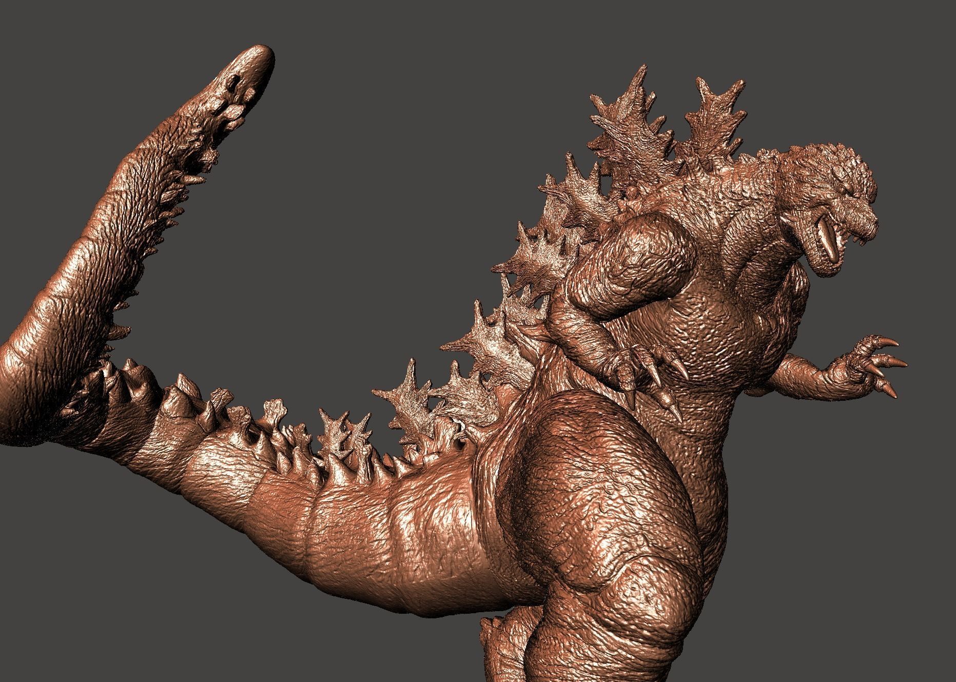 GODZILLA MINUS ONE - ULTRA DETAILED STL MESH for 3D printing 3D print model_54