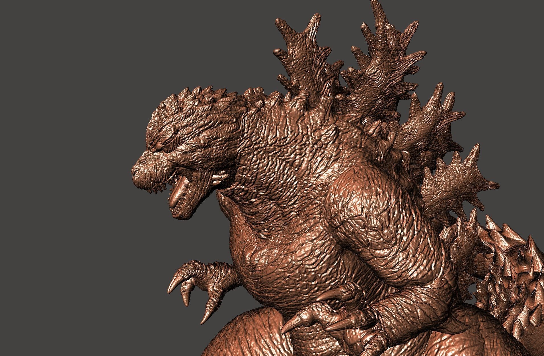 GODZILLA MINUS ONE - ULTRA DETAILED STL MESH for 3D printing 3D print model_12