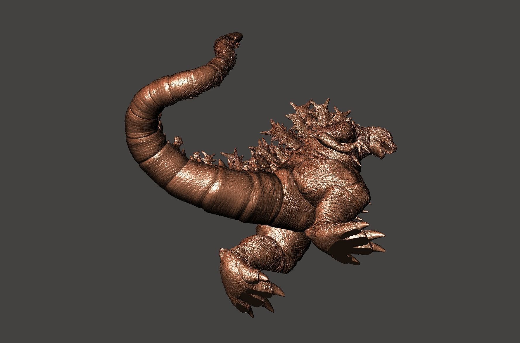 GODZILLA MINUS ONE - ULTRA DETAILED STL MESH for 3D printing 3D print model_39