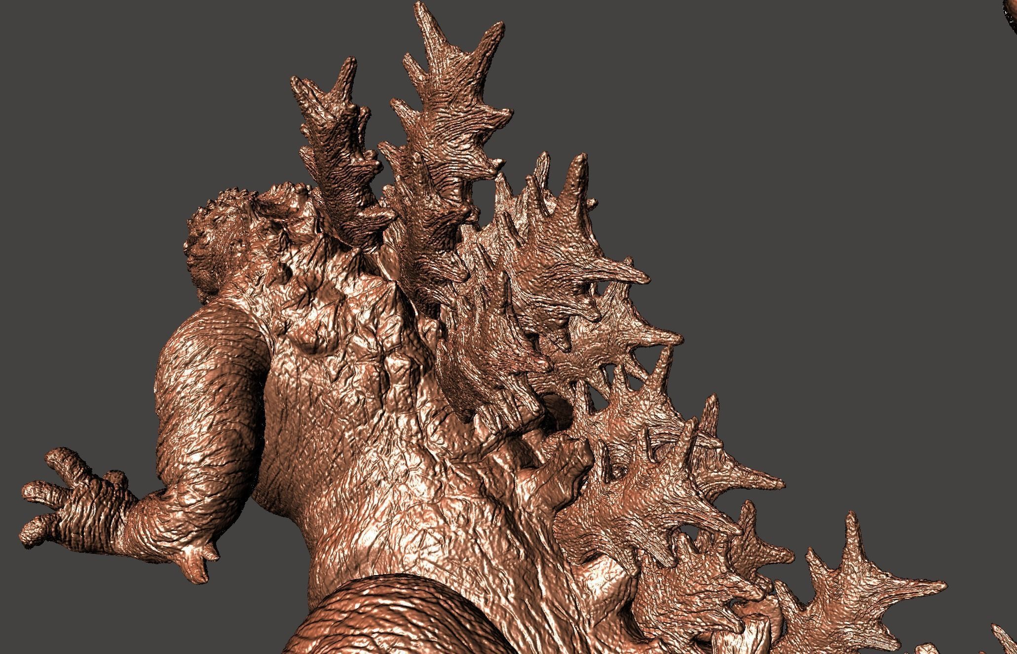 GODZILLA MINUS ONE - ULTRA DETAILED STL MESH for 3D printing 3D print model_40