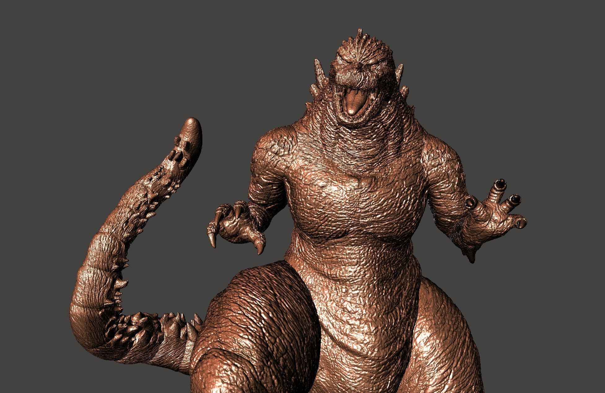 GODZILLA MINUS ONE - ULTRA DETAILED STL MESH for 3D printing 3D print model_31