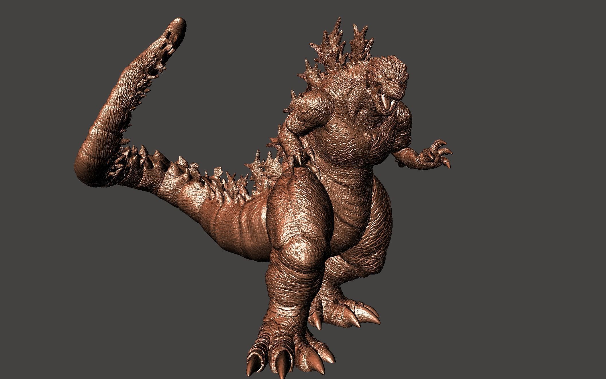 GODZILLA MINUS ONE - ULTRA DETAILED STL MESH for 3D printing 3D print model_23