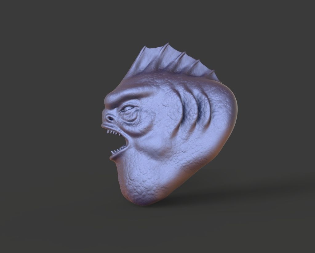 HEAD-R3 high poly sculpt 3D model_2