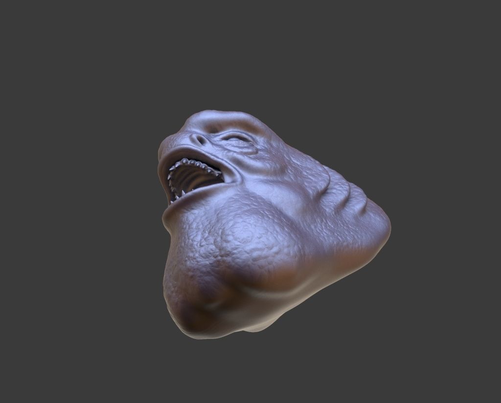 HEAD-R3 high poly sculpt 3D model_4