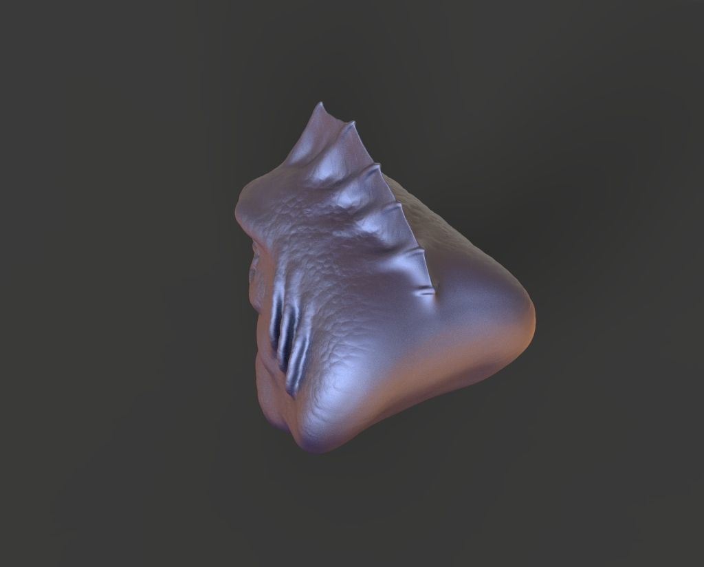 HEAD-R3 high poly sculpt 3D model_5