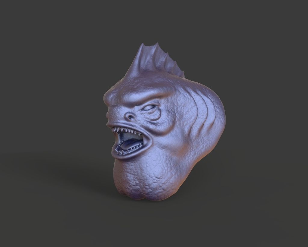 HEAD-R3 high poly sculpt 3D model_1