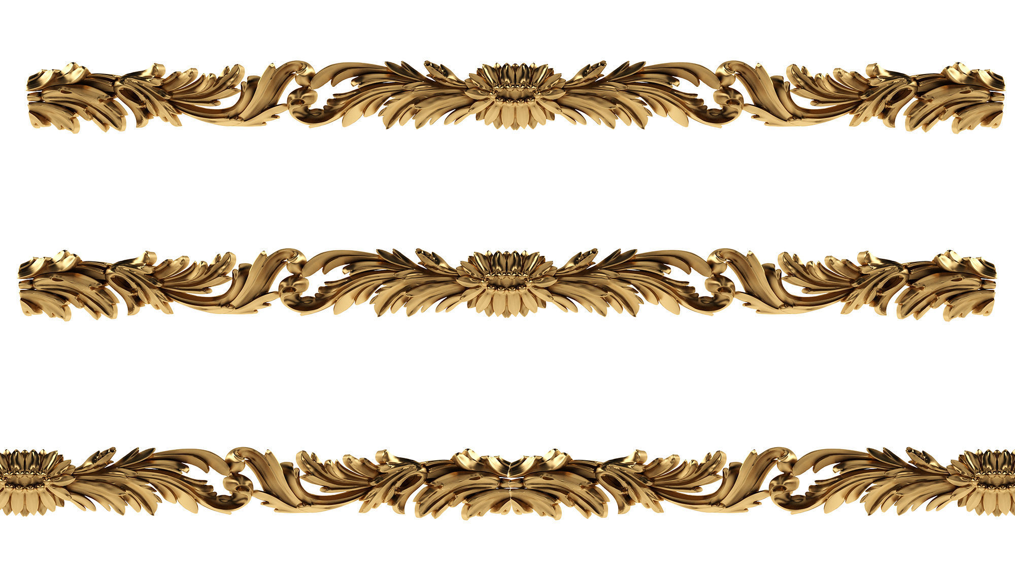 Carved decor4 3D model_4