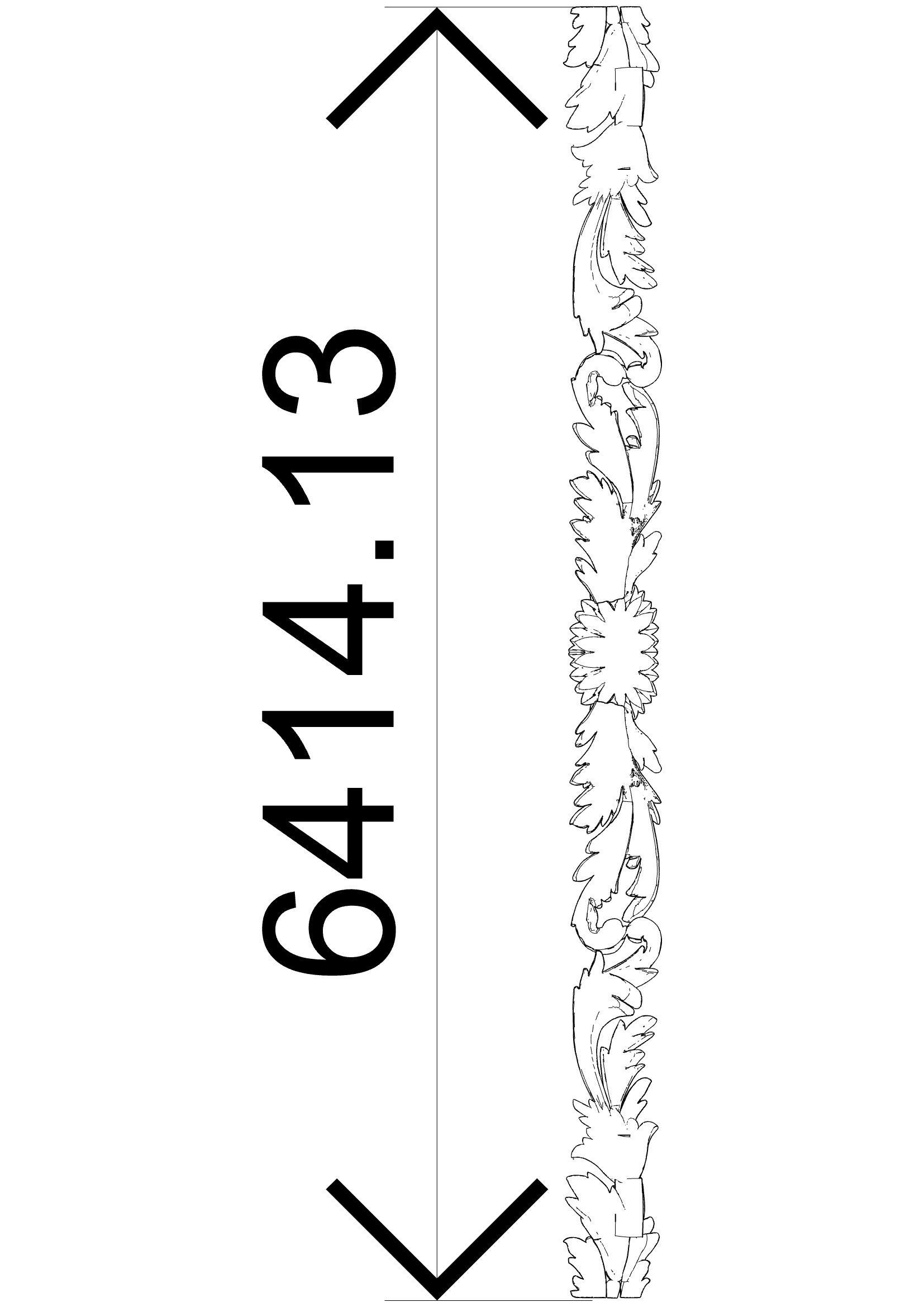 Carved decor4 3D model_7