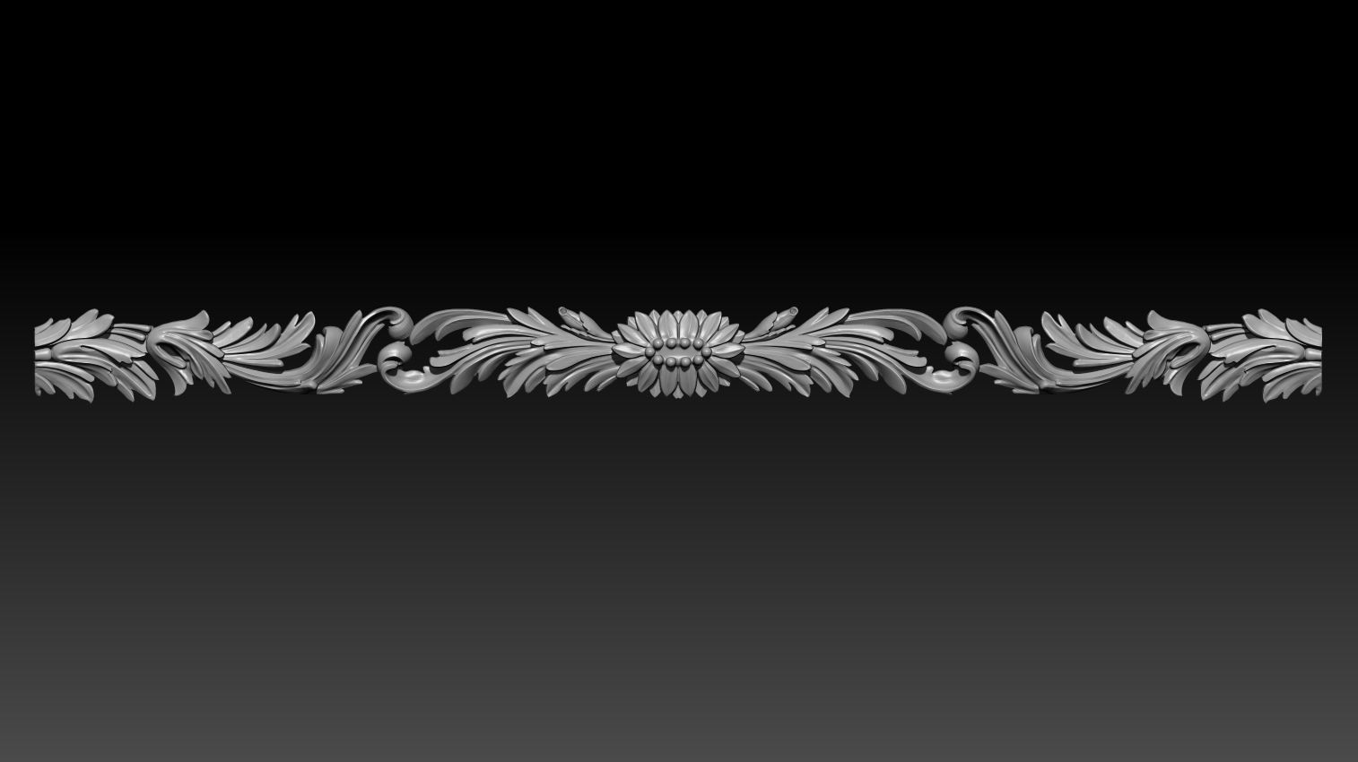 Carved decor4 3D model_6
