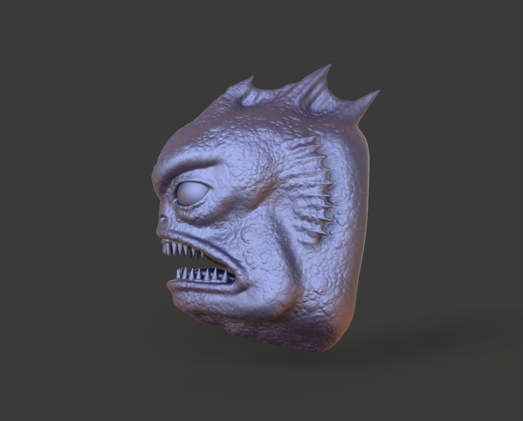 HEAD-R5 high poly sculpt  3D model_2