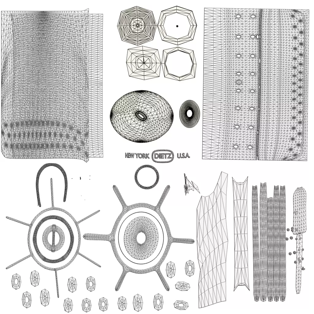 Railroad Lantern 3D model