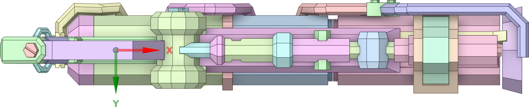Deep Rock Galactic - Deepcore 40mm PGL - Lifesize Prop 3D print model_12