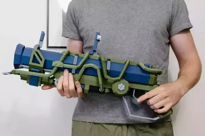 Deep Rock Galactic - Deepcore 40mm PGL - Lifesize Prop 3D print model