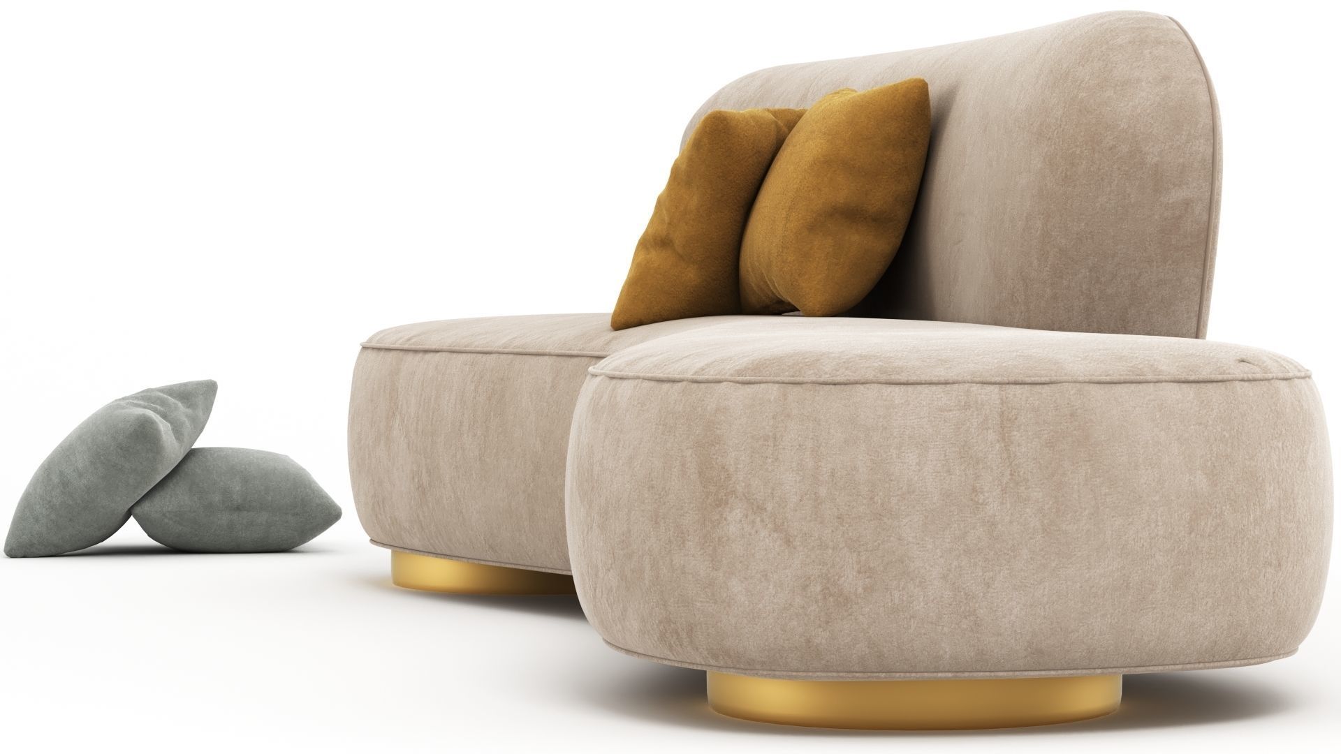 RICO SOFA Free 3D model_4