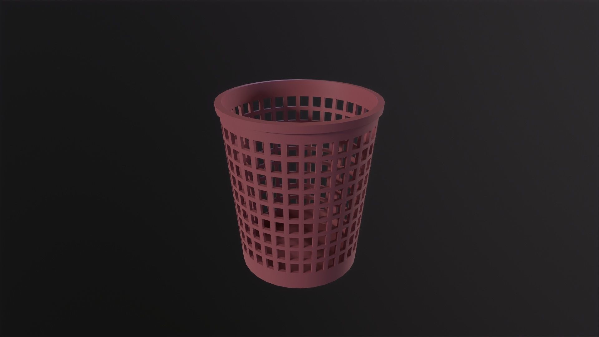 laundry Basket 3D Model Low-poly 3D model_6