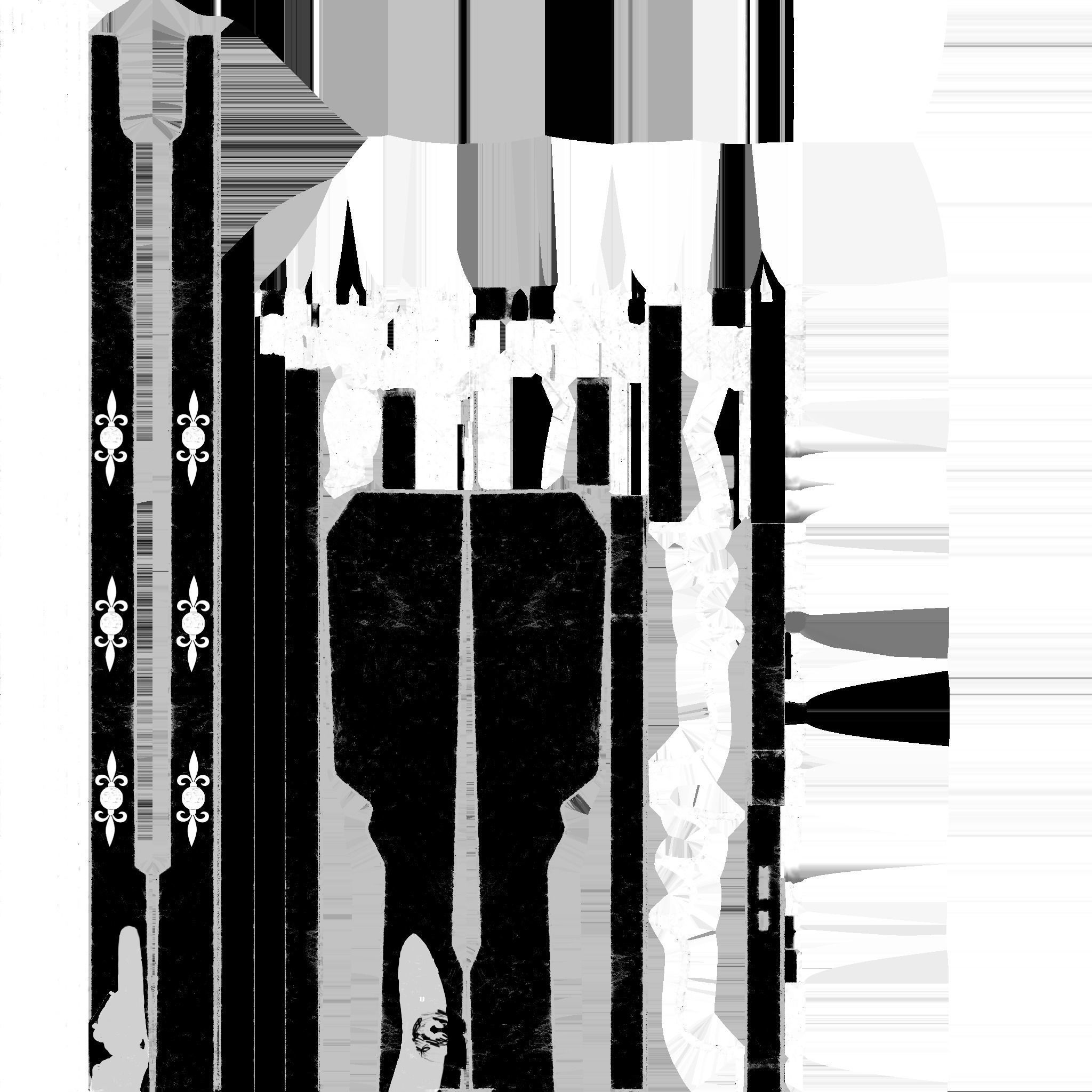 Bandollet rifle lowpoly Low-poly 3D model_13