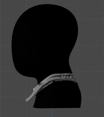 Where creativity and fashion come together cuban chain Low-poly 3D model_1