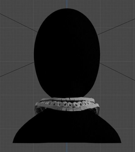 Where creativity and fashion come together cuban chain Low-poly 3D model_2