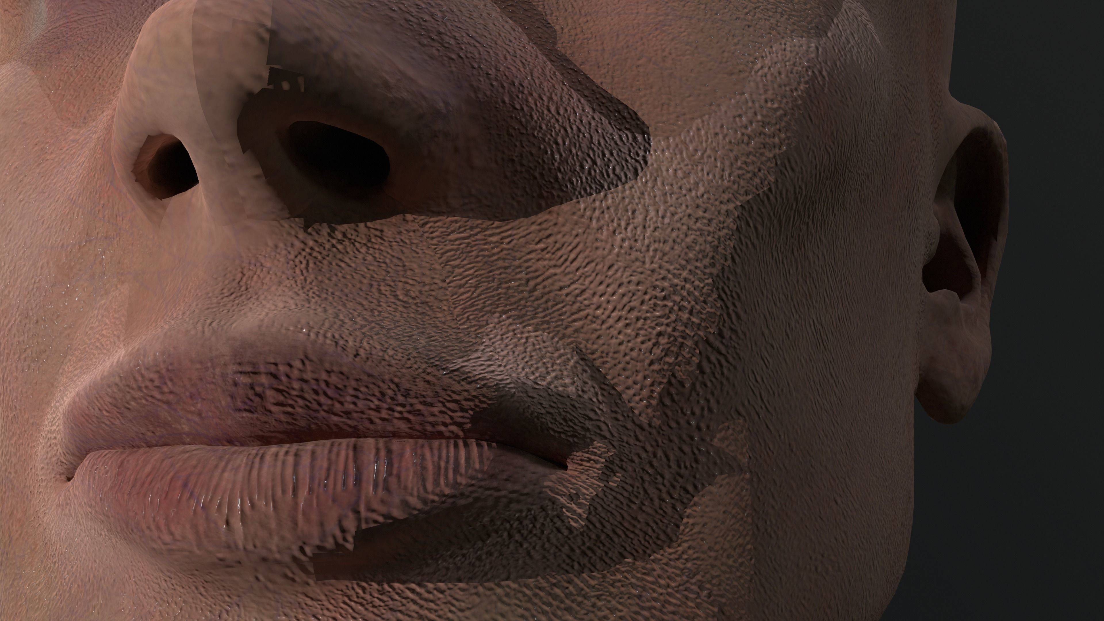 CILLIAN MURPHY HEAD Low-poly 3D model_12