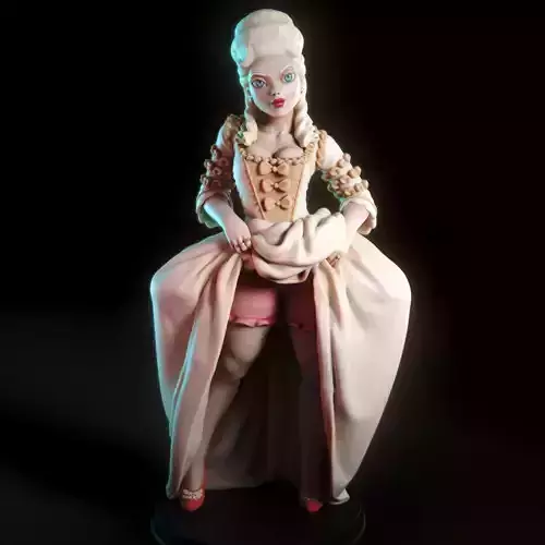 Queen Marie Antoinette - Adorable Queens 2 3D print model