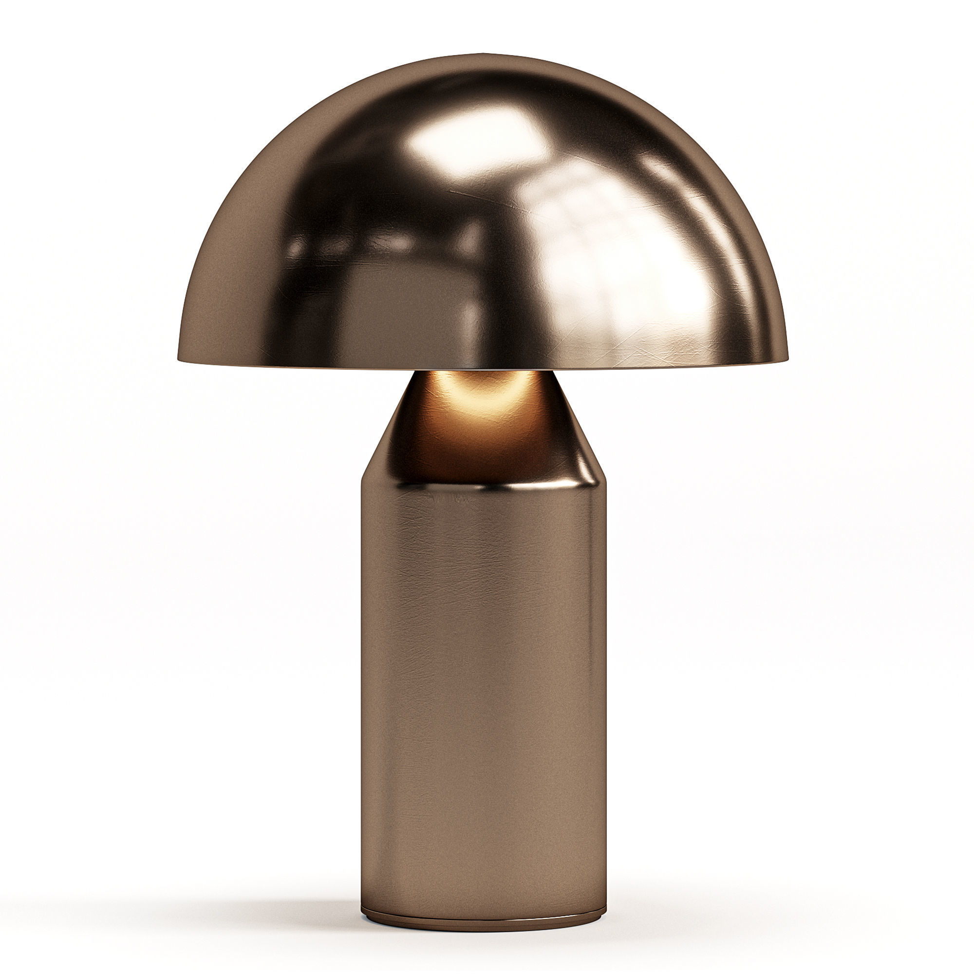 Atollo Glass Table Lamp By Lumens 3D model_5