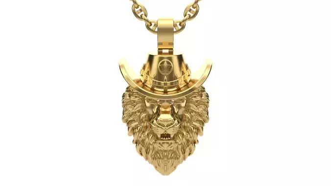 Lion Sheriff pendant