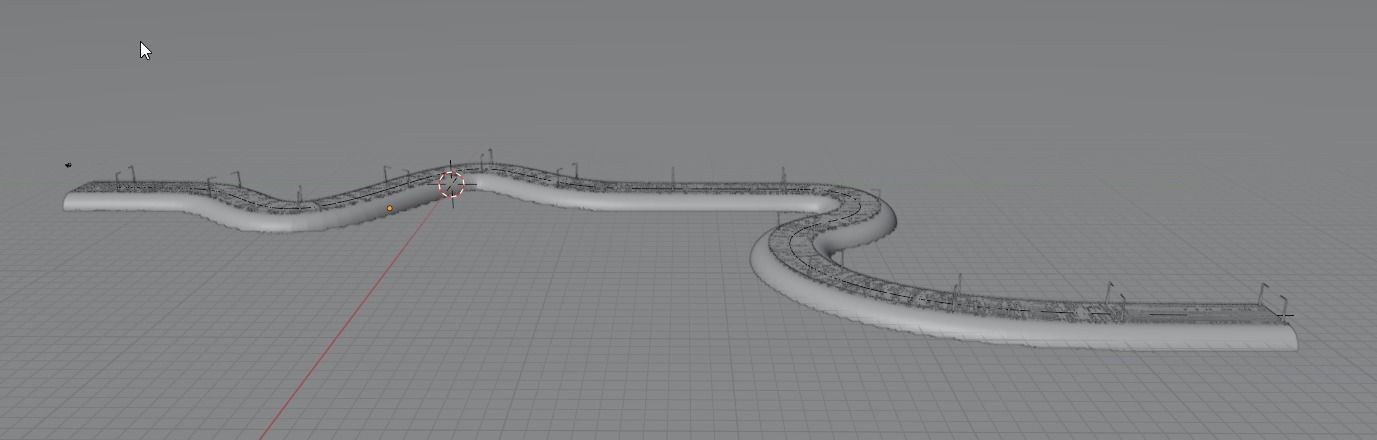 Procedural Road 3D model_2