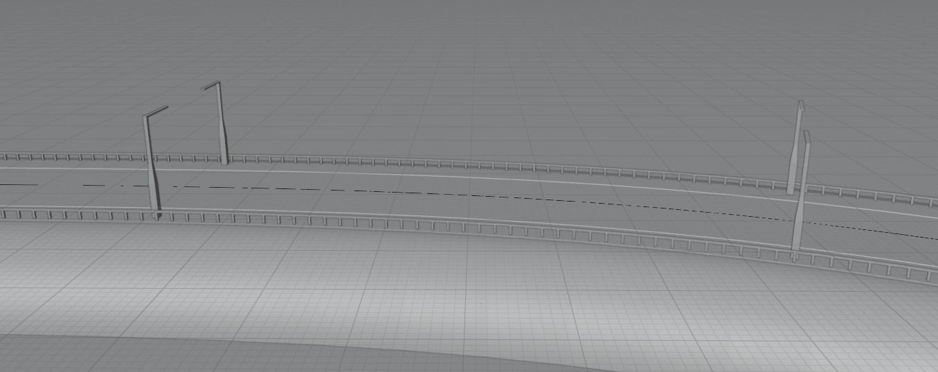 Procedural Road 3D model_5